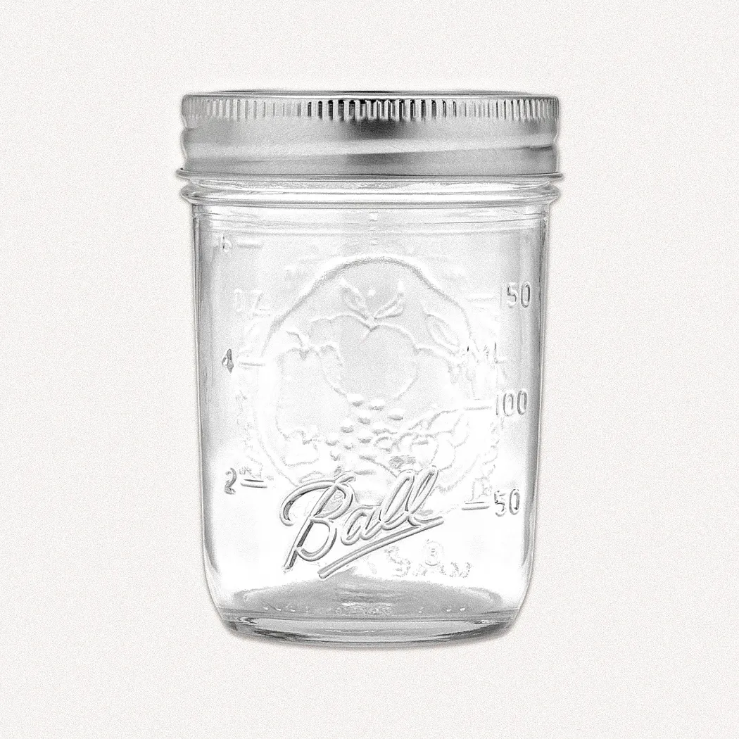 Ball Regular Mouth Glass Mason Jars with Lids and Bands